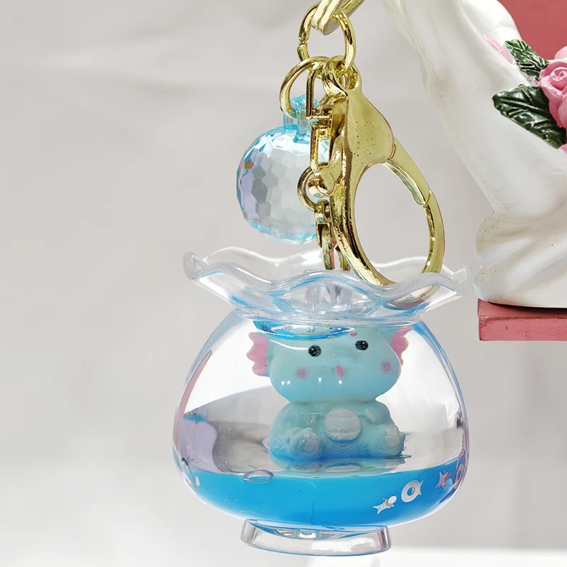 Aquarium Liquid Keychain