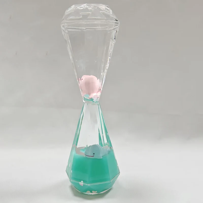 Medium Diamond Liquid Hourglass Ornament